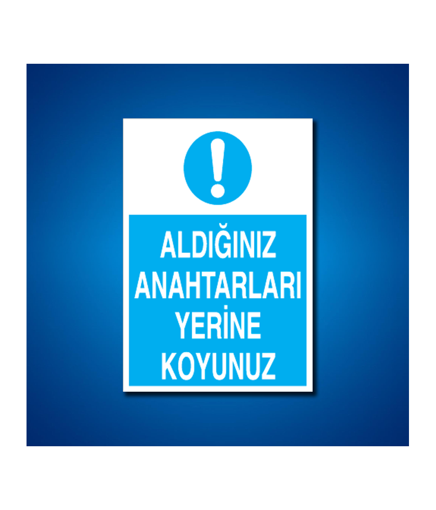 Alet-Tezgah-Malzeme Etiketleri