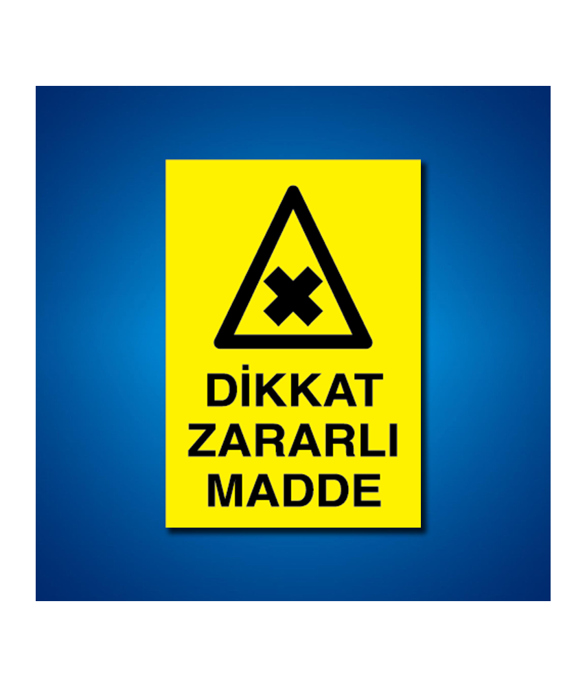 Tehlileli Madde-Ortam İş Güvenliği Etiketleri