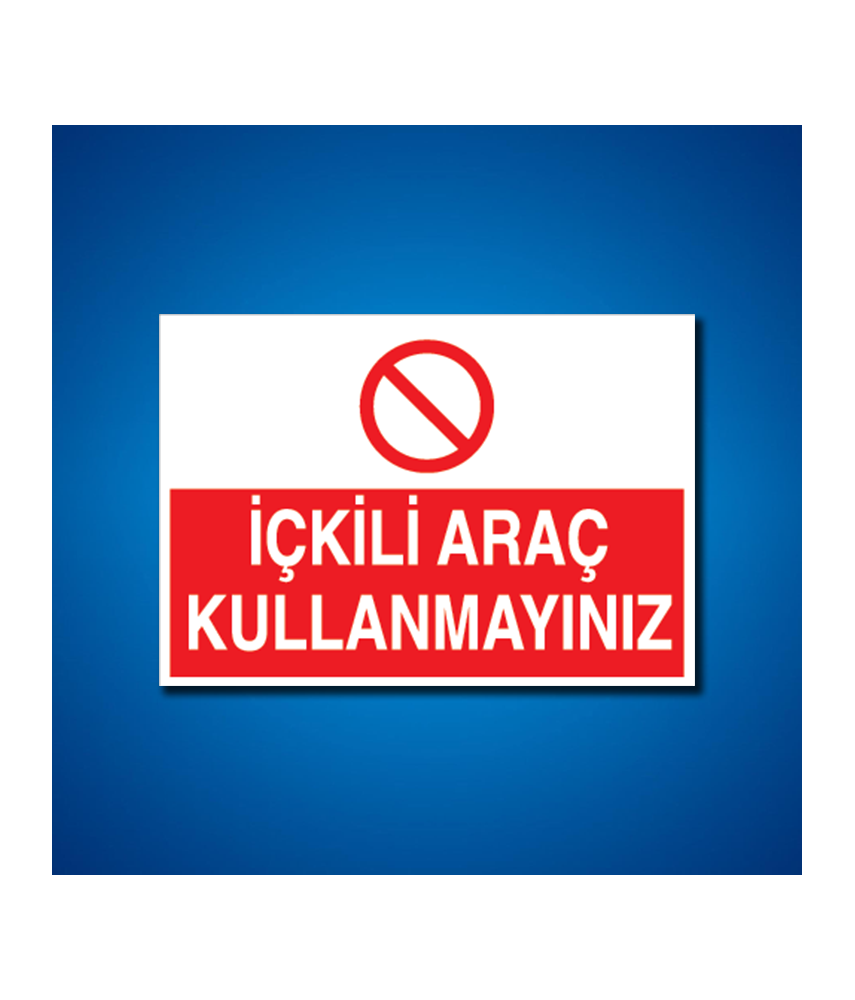 Alkol İş Güvenliği Etiketleri