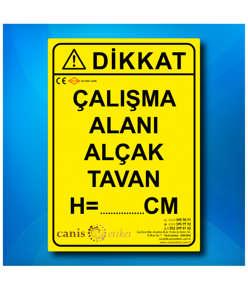 Asansör Risk Analizi Etiketi