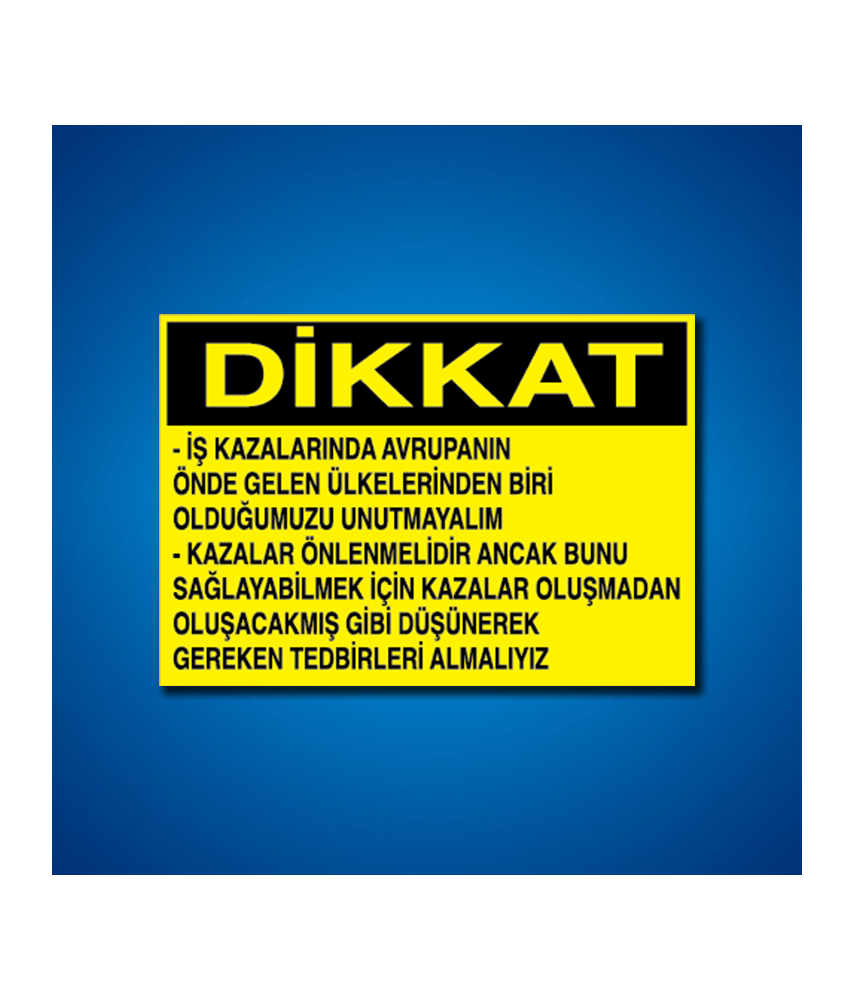 İş Kazası İş Güvenliği Etiketleri