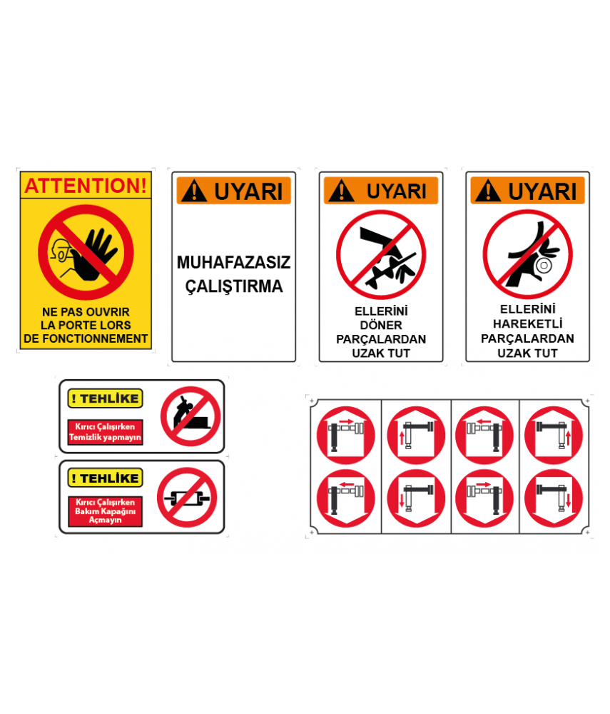 Uyarı Ve Güvenlik Etiketleri