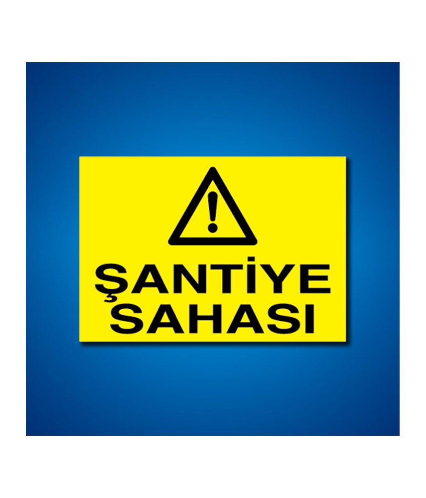 Şantiye İş Güvenliği Etiketleri