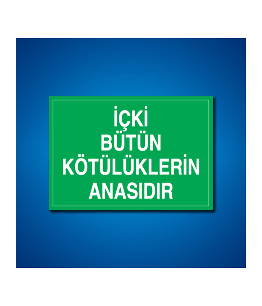 Alkol İş Güvenliği Etiketleri