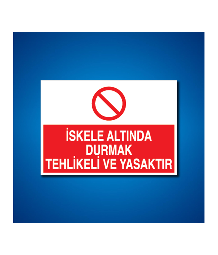 İskele İş Güvenliği Etiketleri