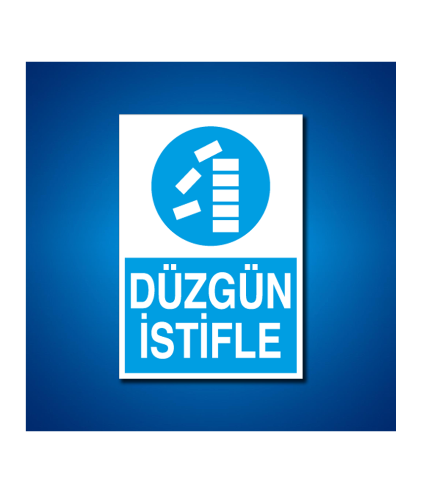 İstif-Raf-Depo İş Güvenliği Etiketleri