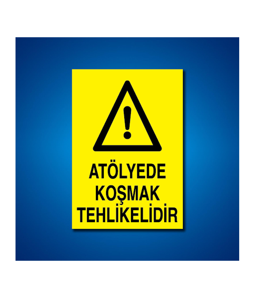 Atölye İş Güvenliği Etiketleri