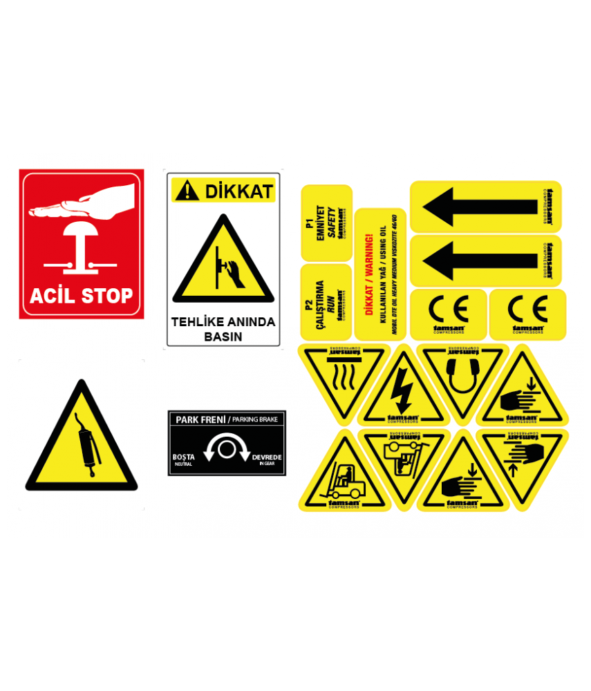 Uyarı Ve Güvenlik Etiketleri