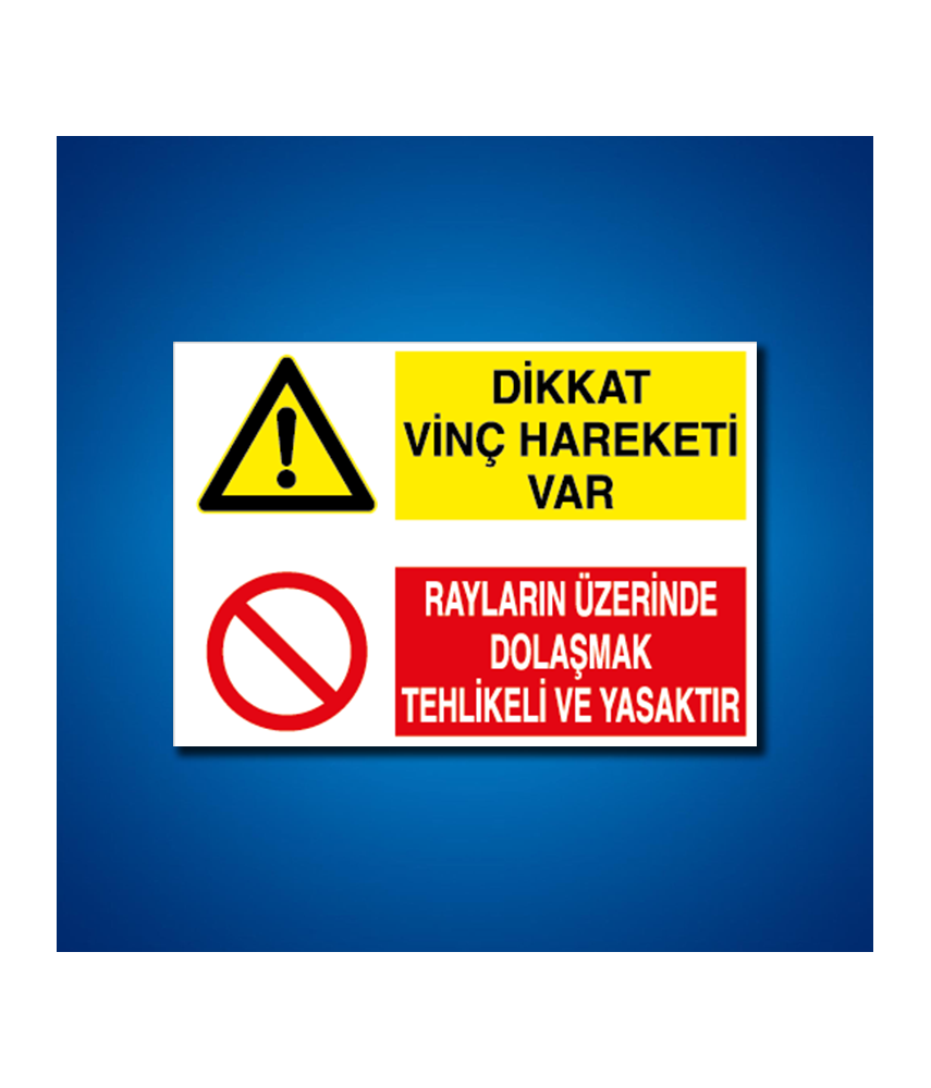 Vinç İş Güvenliği Etiketleri