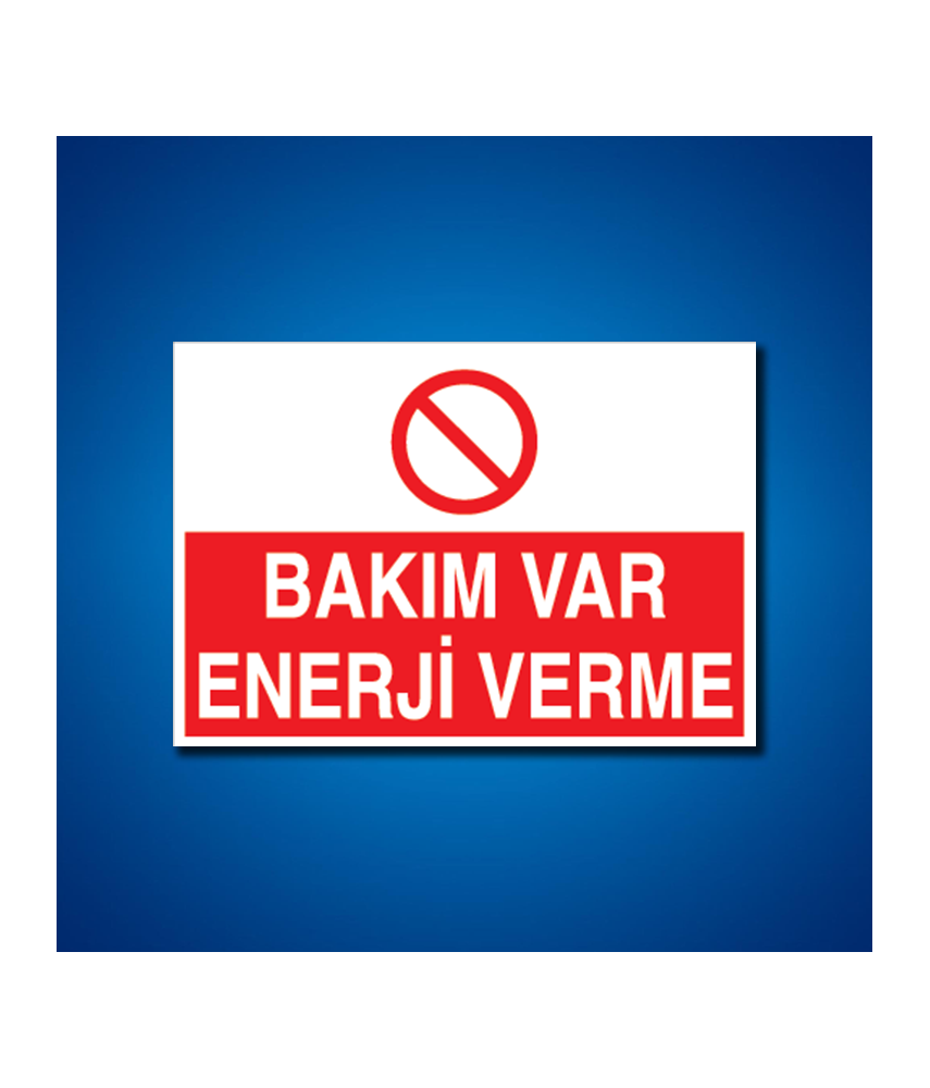 Elektrik İş Güvenliği Etiketleri