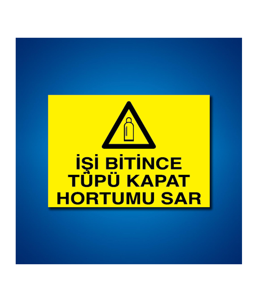 Tüpler İş Güvenliği Etiketi