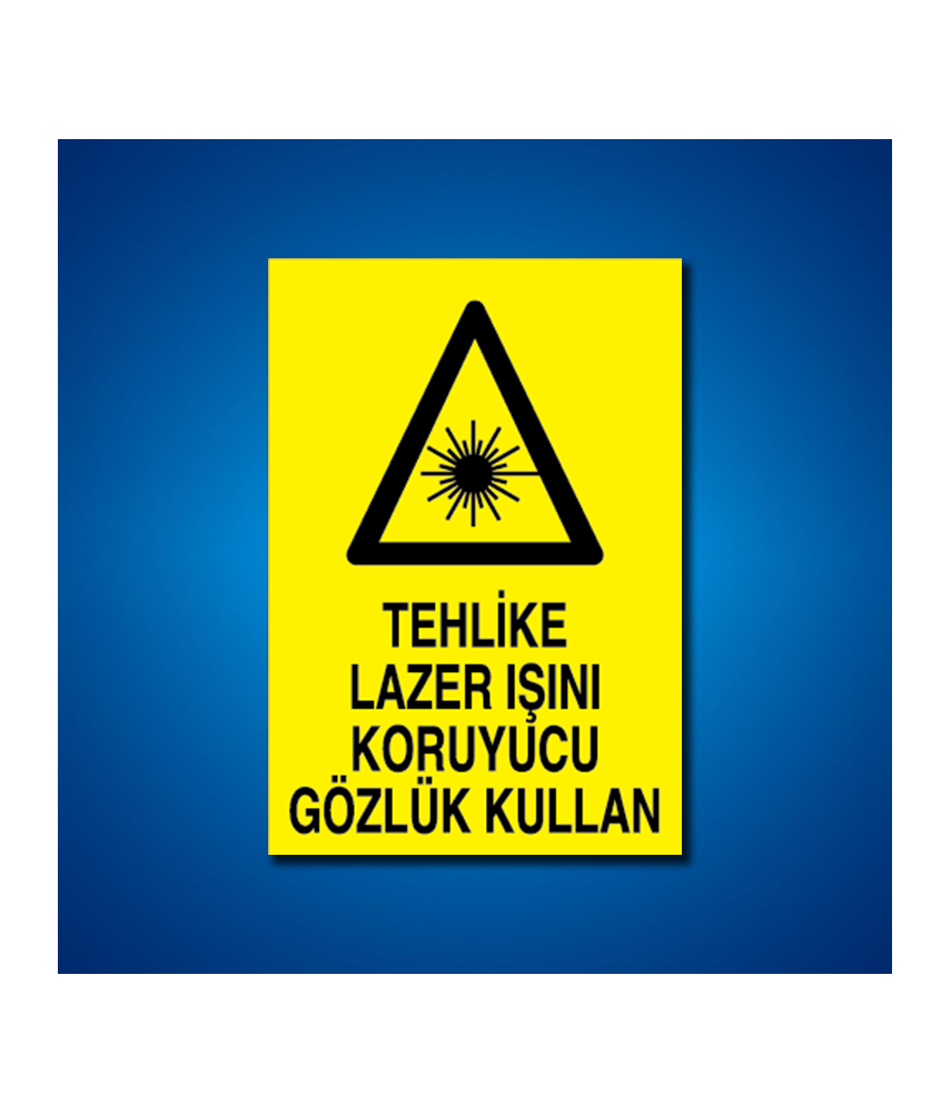 Radyason Lazer Işın İş Güvenliği Etiketleri