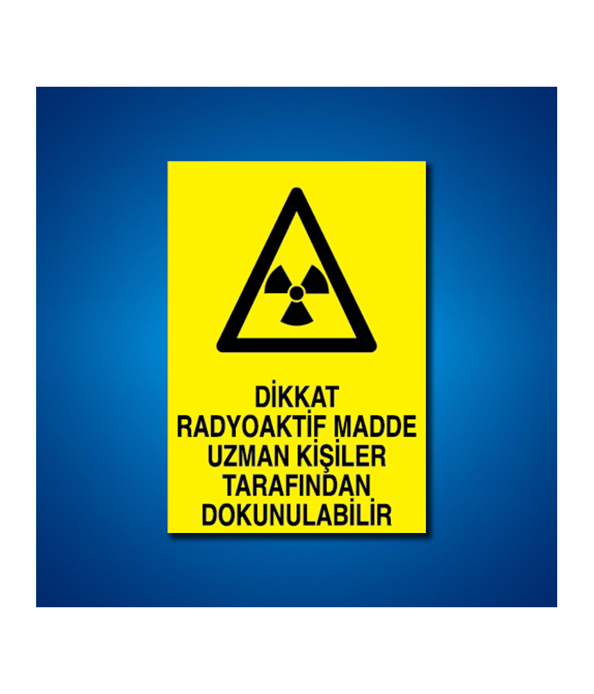 Radyason Lazer Işın İş Güvenliği Etiketleri
