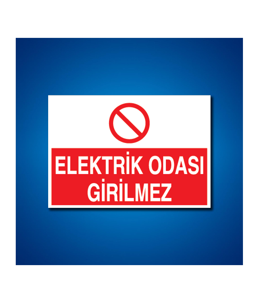 Elektrik İş Güvenliği Etiketleri