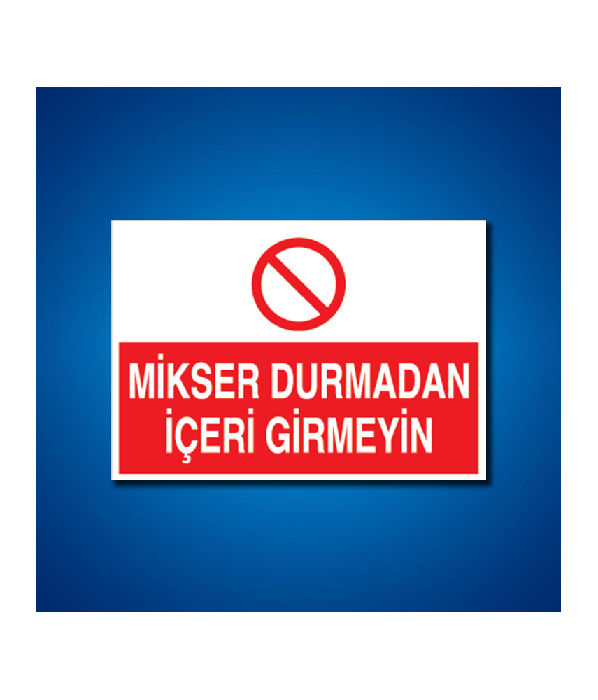 Diğer Makinalar İş Güvenliği Etiketleri