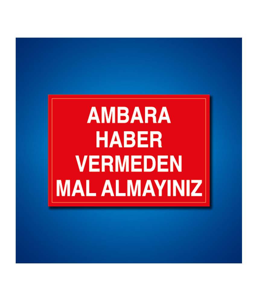 İstif-Raf-Depo İş Güvenliği Etiketleri