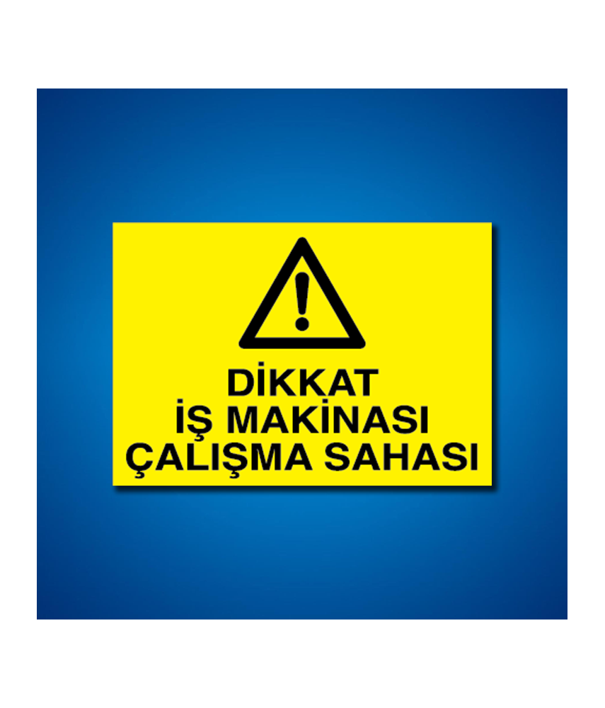 İş Makinesi İş Güvenliği Etiketleri
