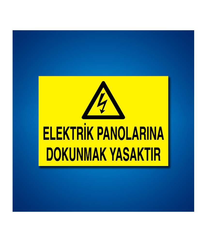 Pano İş Güvenliği Etiketleri
