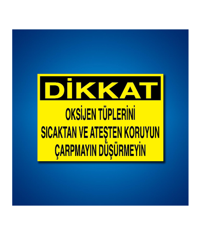 Tüpler İş Güvenliği Etiketi