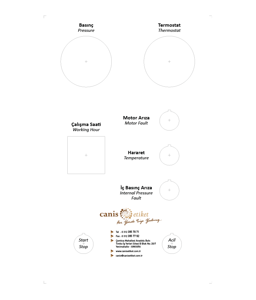 Mimik Diyagram Etiketleri