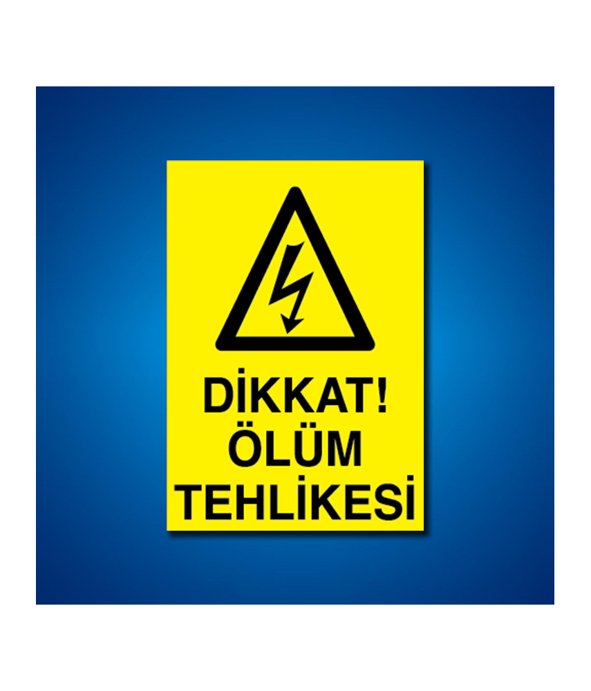 Elektrik İş Güvenliği Etiketleri