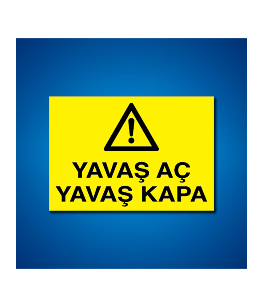 Buhar Basınç İş Güvenliği Etiketleri