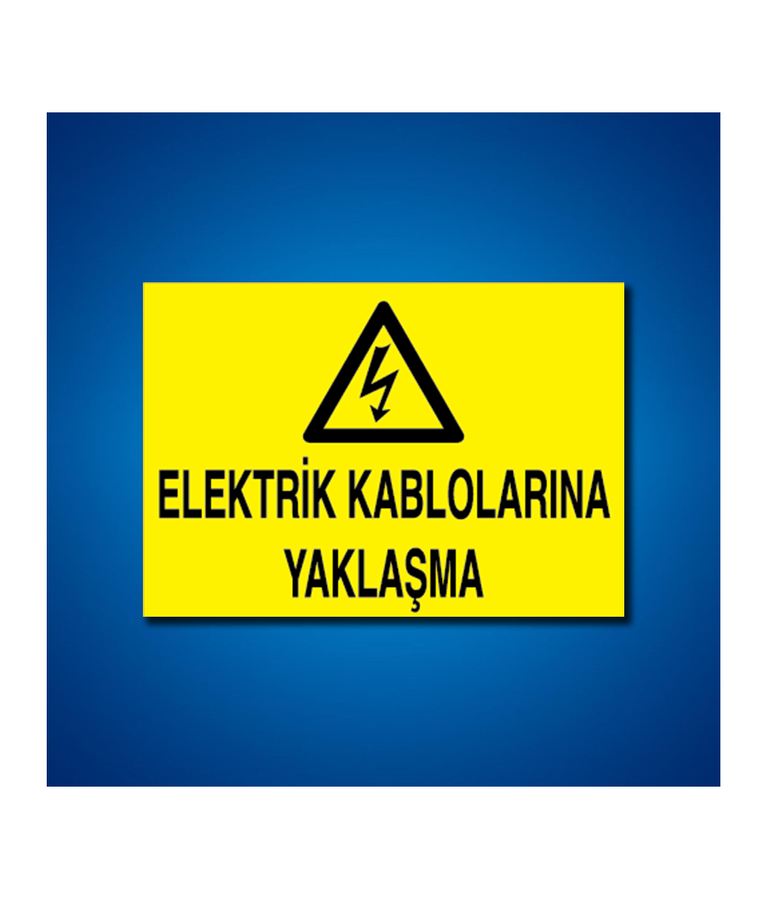 Kablo İş Güvenliği Etiketleri