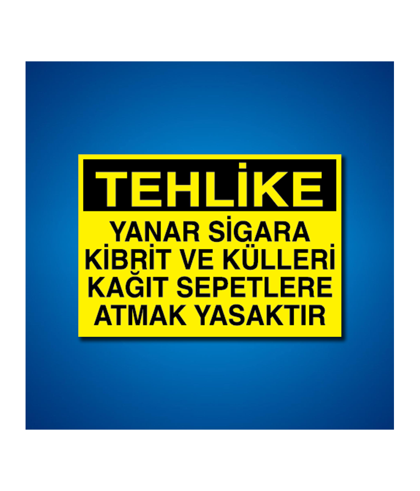 Ateş Ve Alev Uyarı İşaretleri