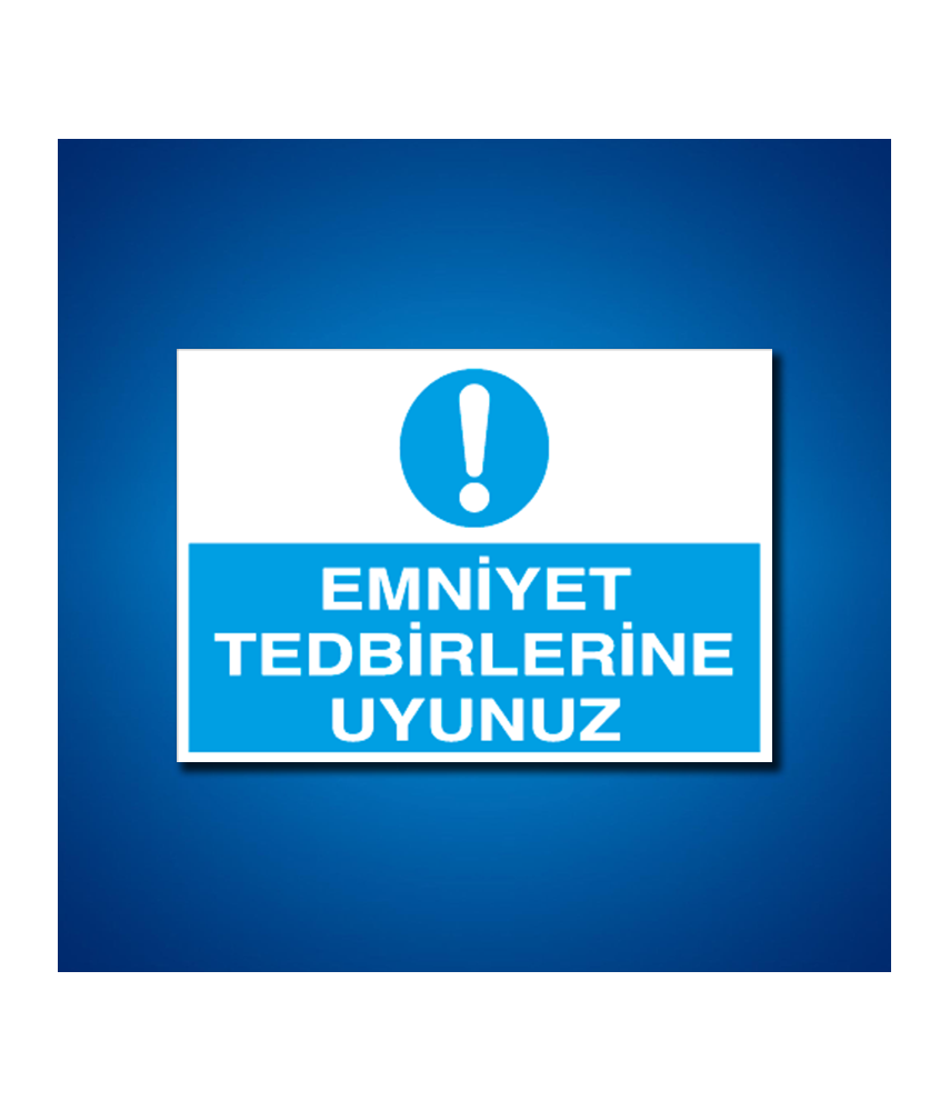 Ekipman İş Güvenliği Etiketleri