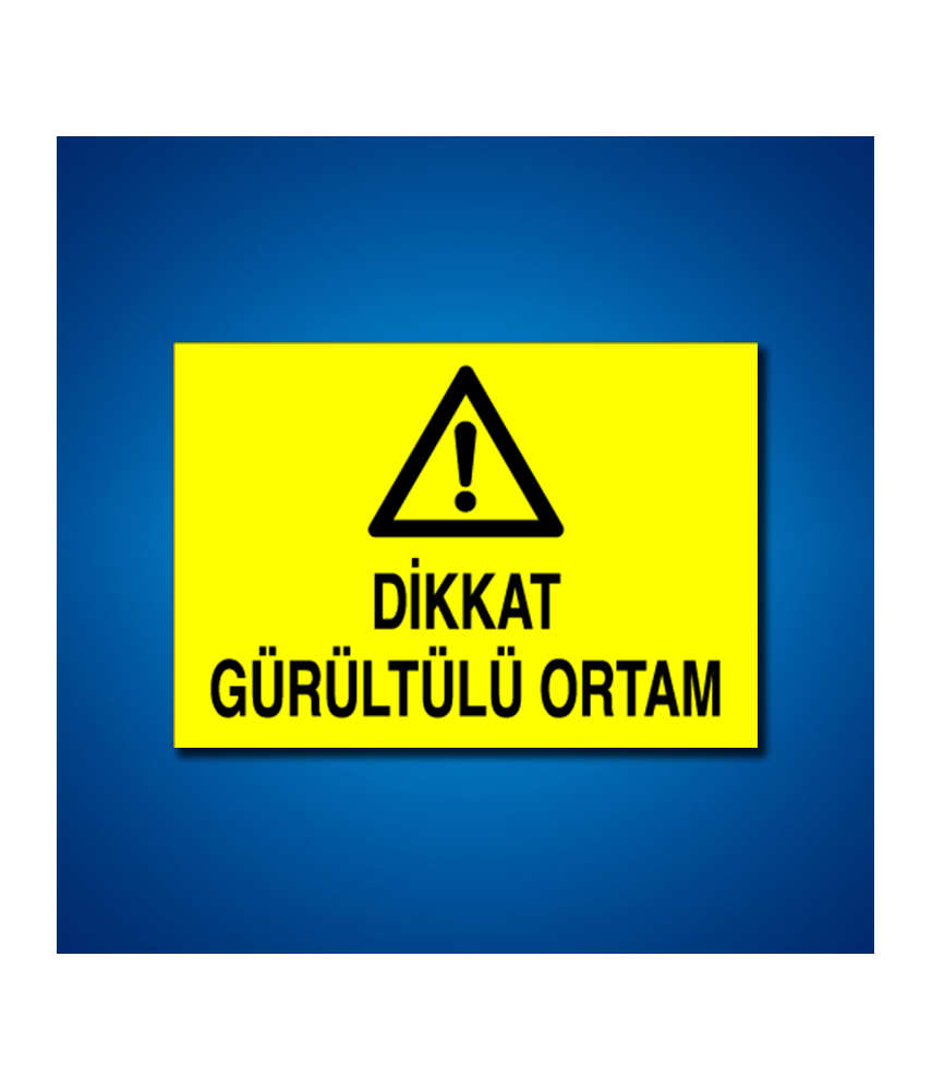 Kulak Koruma İş Güvenliği Etiketleri