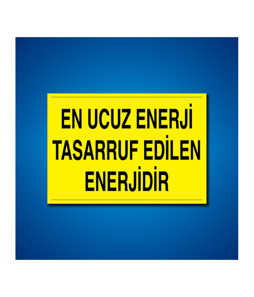 Tasarruf İş Güvenliği Etiketleri