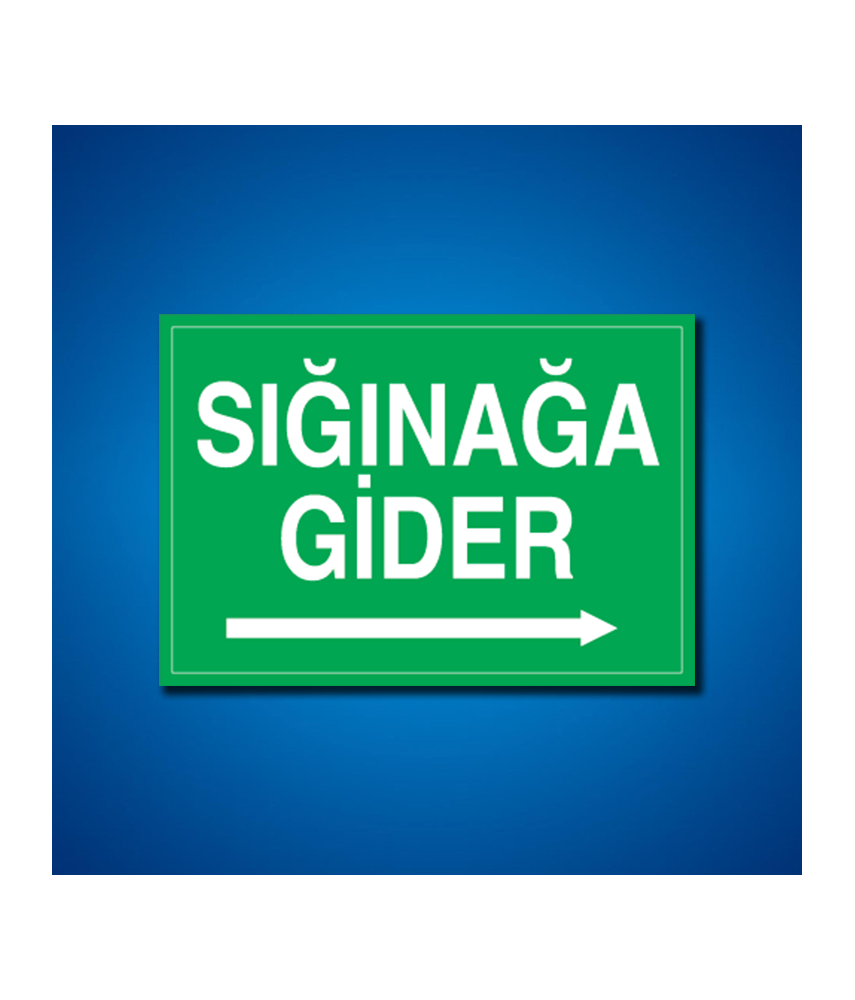 Sığınak İş Güvenliği Etiketleri