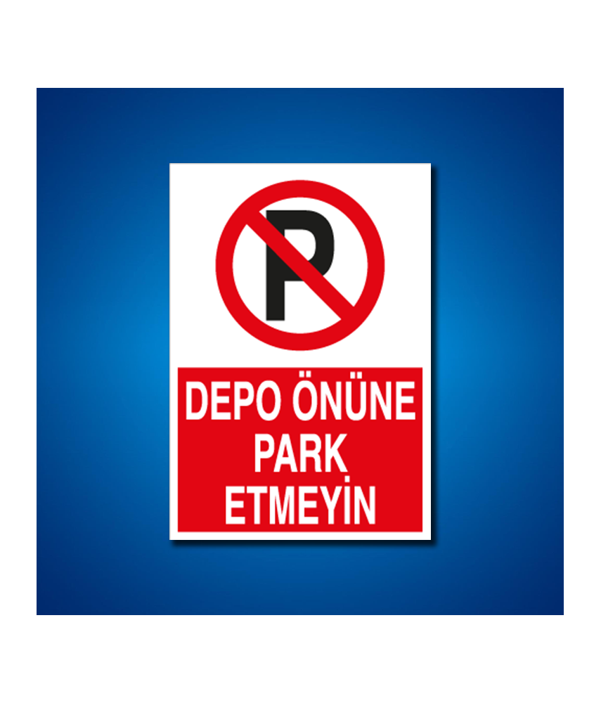 Park İş Güvenliği Etiketleri