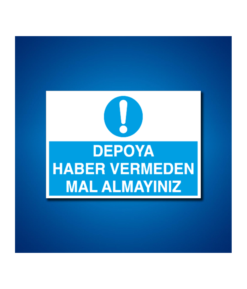 İstif-Raf-Depo İş Güvenliği Etiketleri