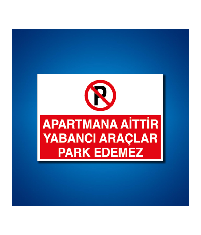 Park İş Güvenliği Etiketleri