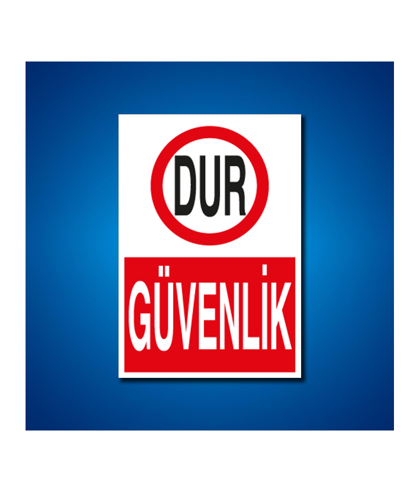 Şoför Araç Kantar Yaya İş Güvenliği Etiketleri