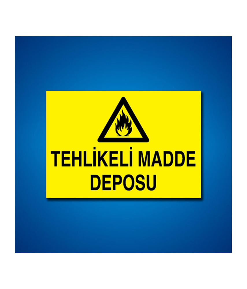 Tehlileli Madde-Ortam İş Güvenliği Etiketleri