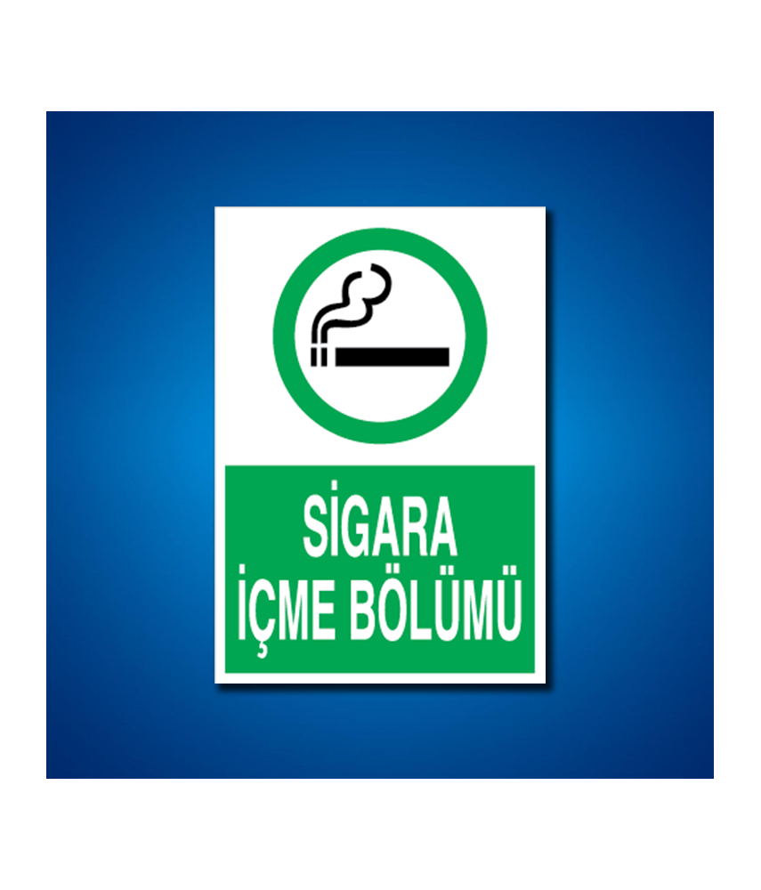 Sigara İş Güvenliği Etiketleri