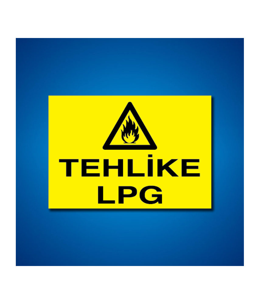 Doğal Gaz İş Güvenliği Etiketleri