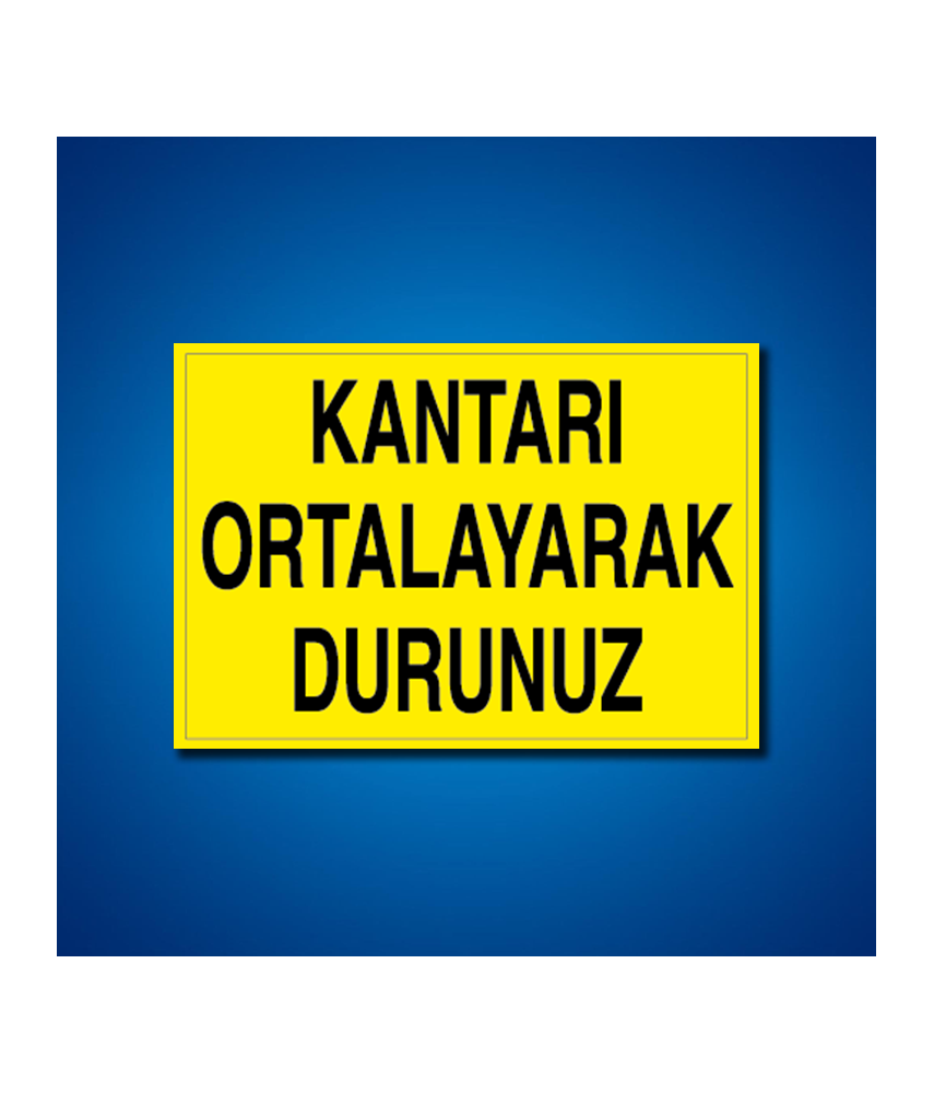 Şoför Araç Kantar Yaya İş Güvenliği Etiketleri