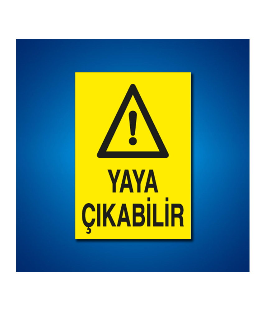 Şoför Araç Kantar Yaya İş Güvenliği Etiketleri