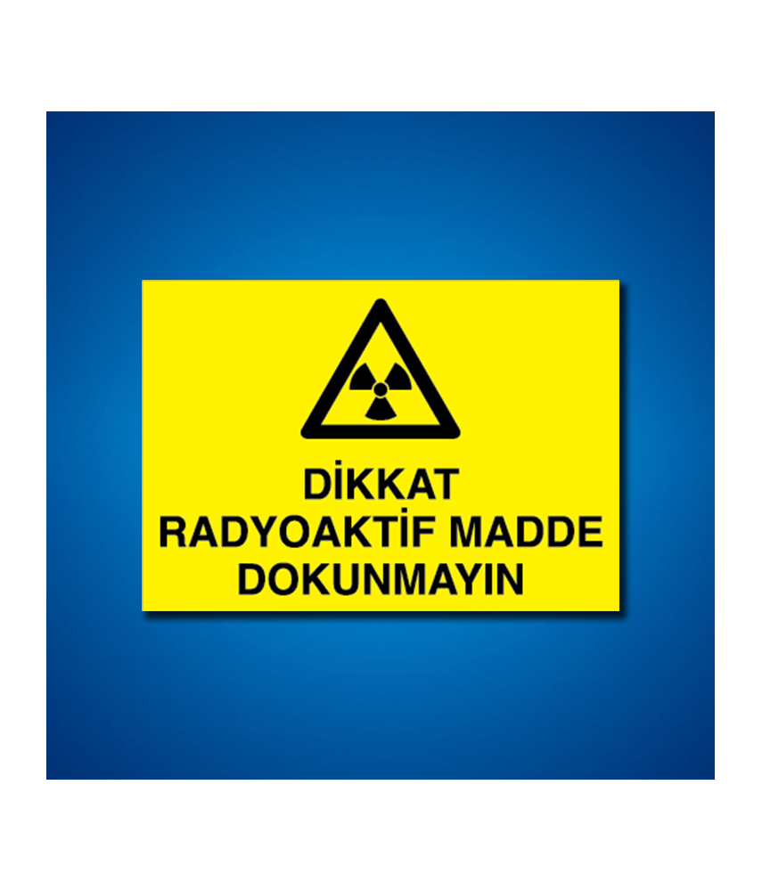 Radyason Lazer Işın İş Güvenliği Etiketleri