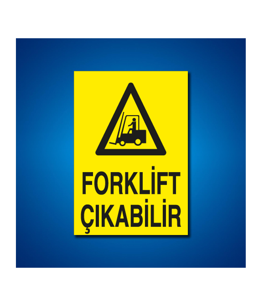 Forklift İş Güvenliği Etiketleri