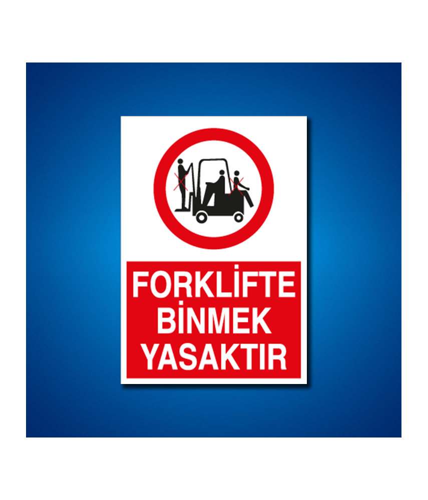 Forklift İş Güvenliği Etiketleri