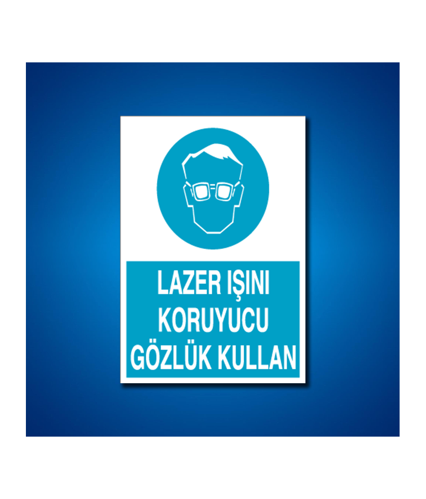 Göz Koruma İş Güvenliği Etiketleri