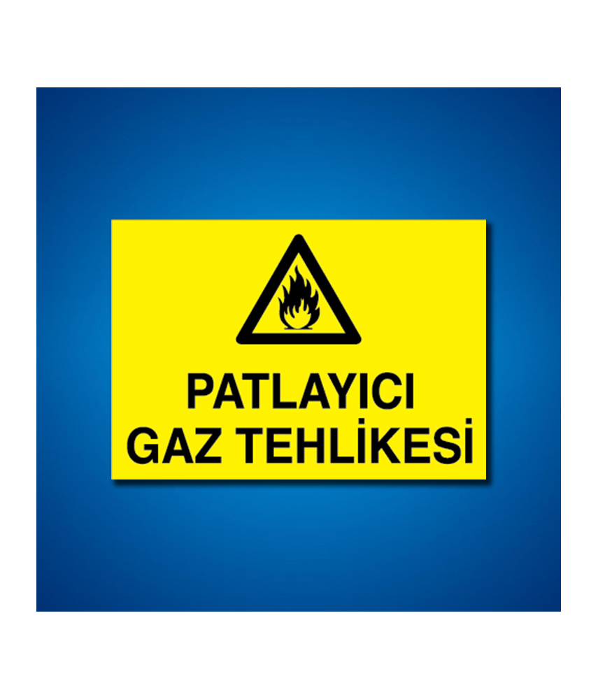 Doğal Gaz İş Güvenliği Etiketleri
