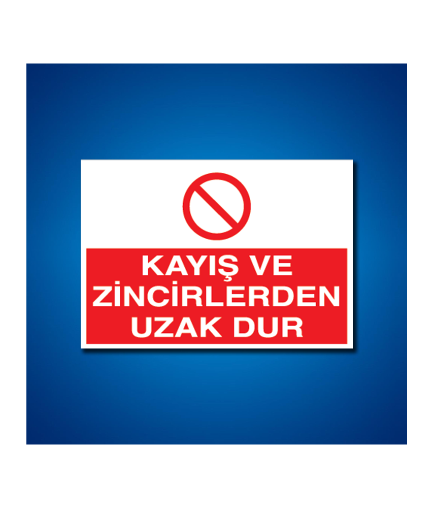 Makine İş Güvenliği Etiketleri