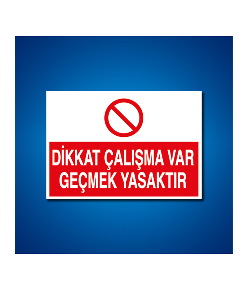 Makine İş Güvenliği Etiketleri