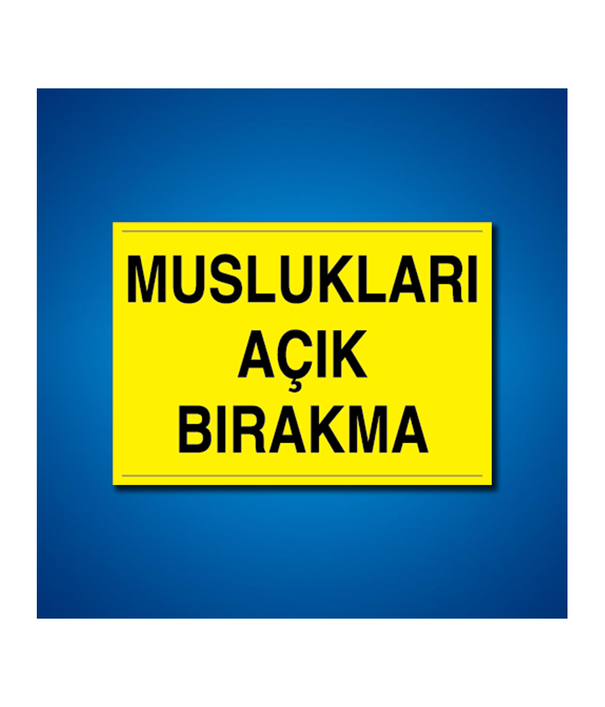 Tasarruf İş Güvenliği Etiketleri