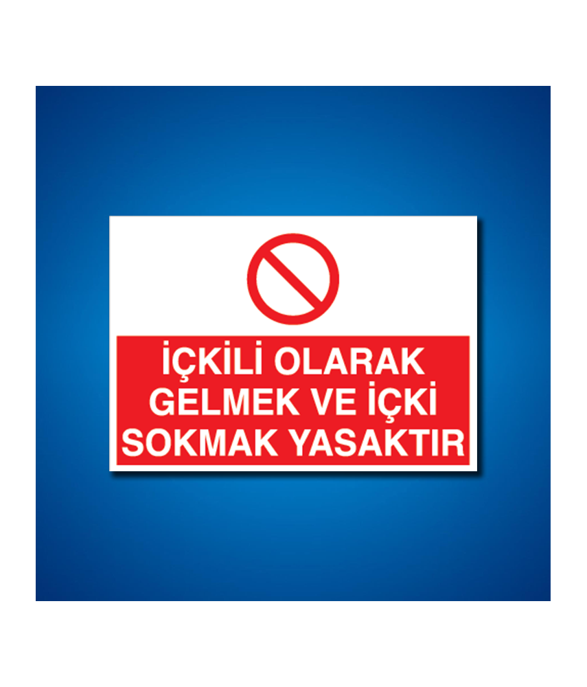 Alkol İş Güvenliği Etiketleri